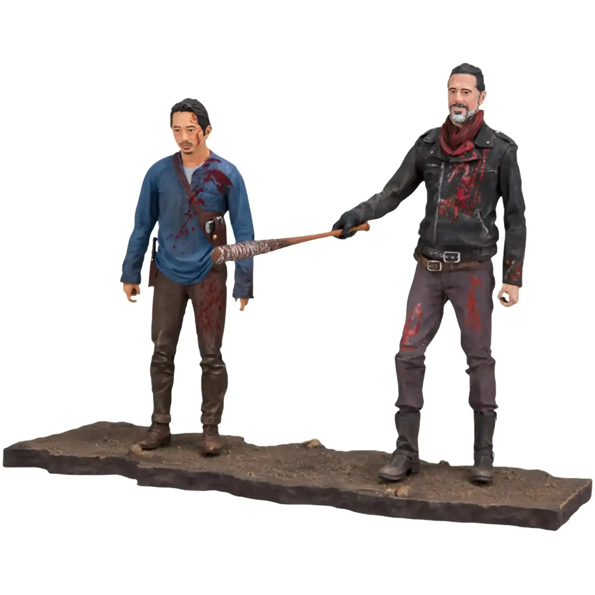The Walking Dead (TV) [Season 7] - Negan & Glenn Deluxe Boxed Action Figure Set  (5.25" / 4.75")  - McFarlane Toys - (2017) - Image 2