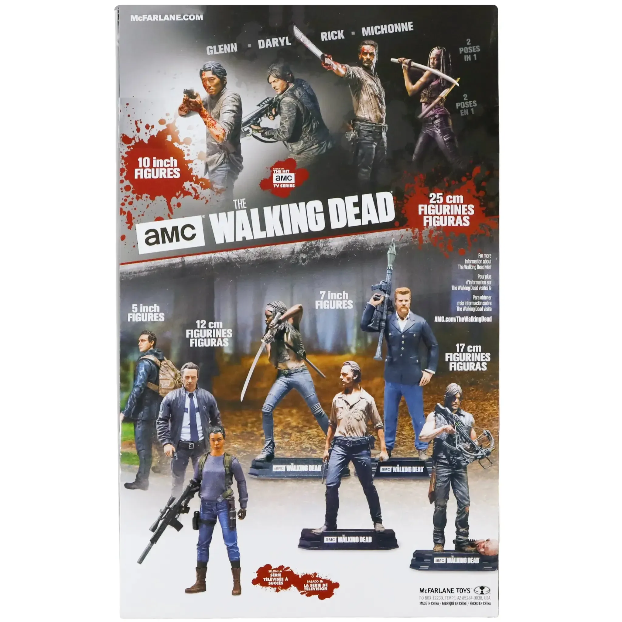 The Walking Dead (TV) [Season 7] - Negan & Glenn Deluxe Boxed Action Figure Set  (5.25" / 4.75")  - McFarlane Toys - (2017) - Image 3