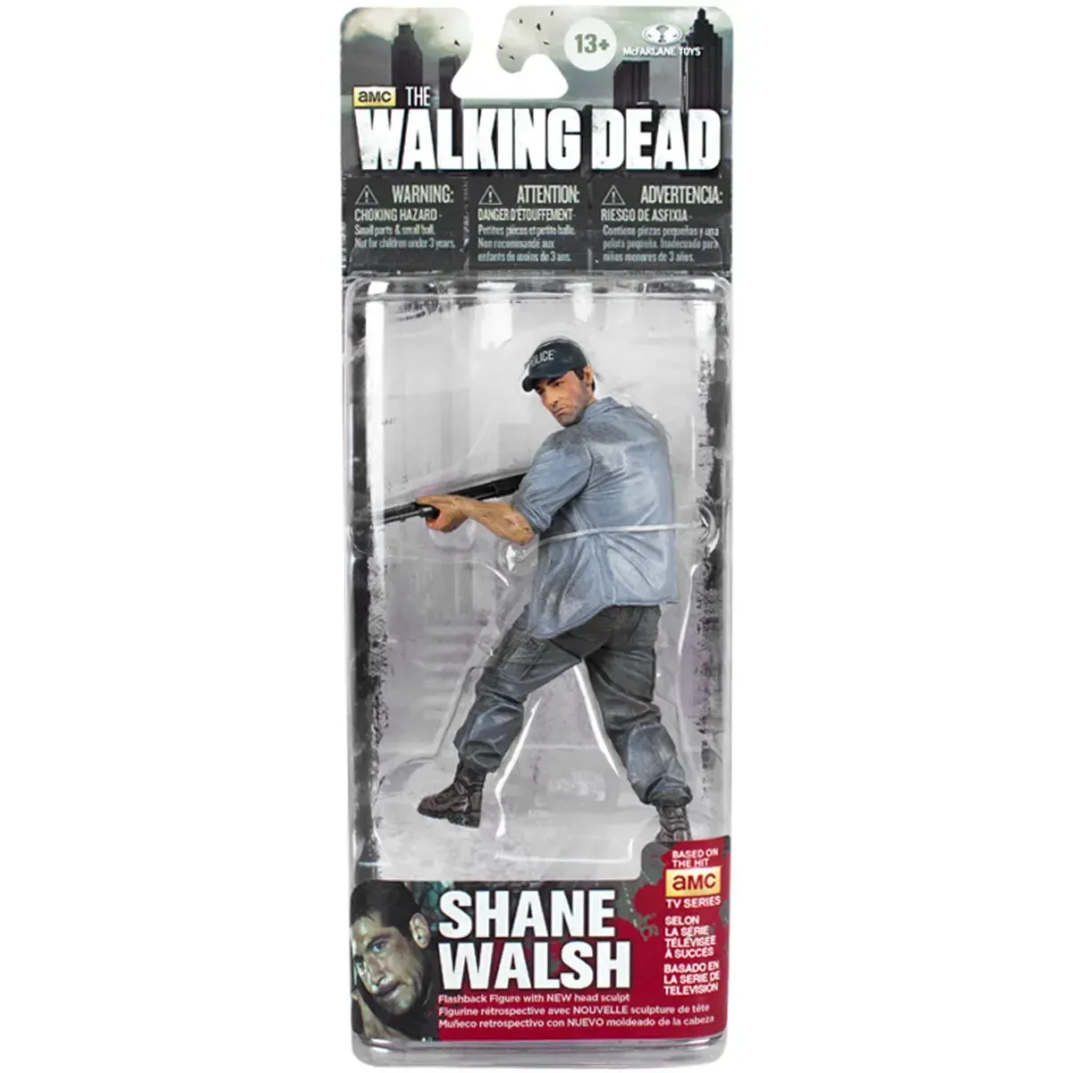 The Walking Dead (TV) - Shane Walsh With Shotgun Action Figure (5")  - McFarlane Toys - Series 2 (2014) - Image 3