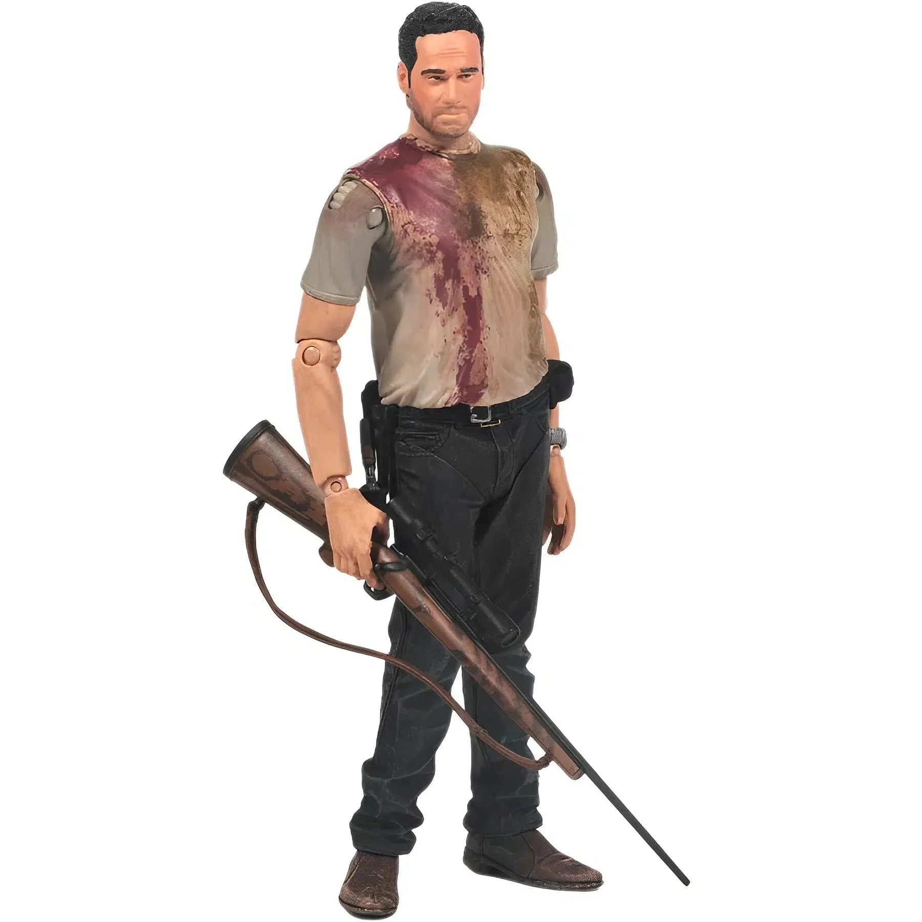 The Walking Dead (TV) - Walker Catcher Rick Grimes Action Figure (5") - McFarlane Toys - Series 4 (2013) - Image 5