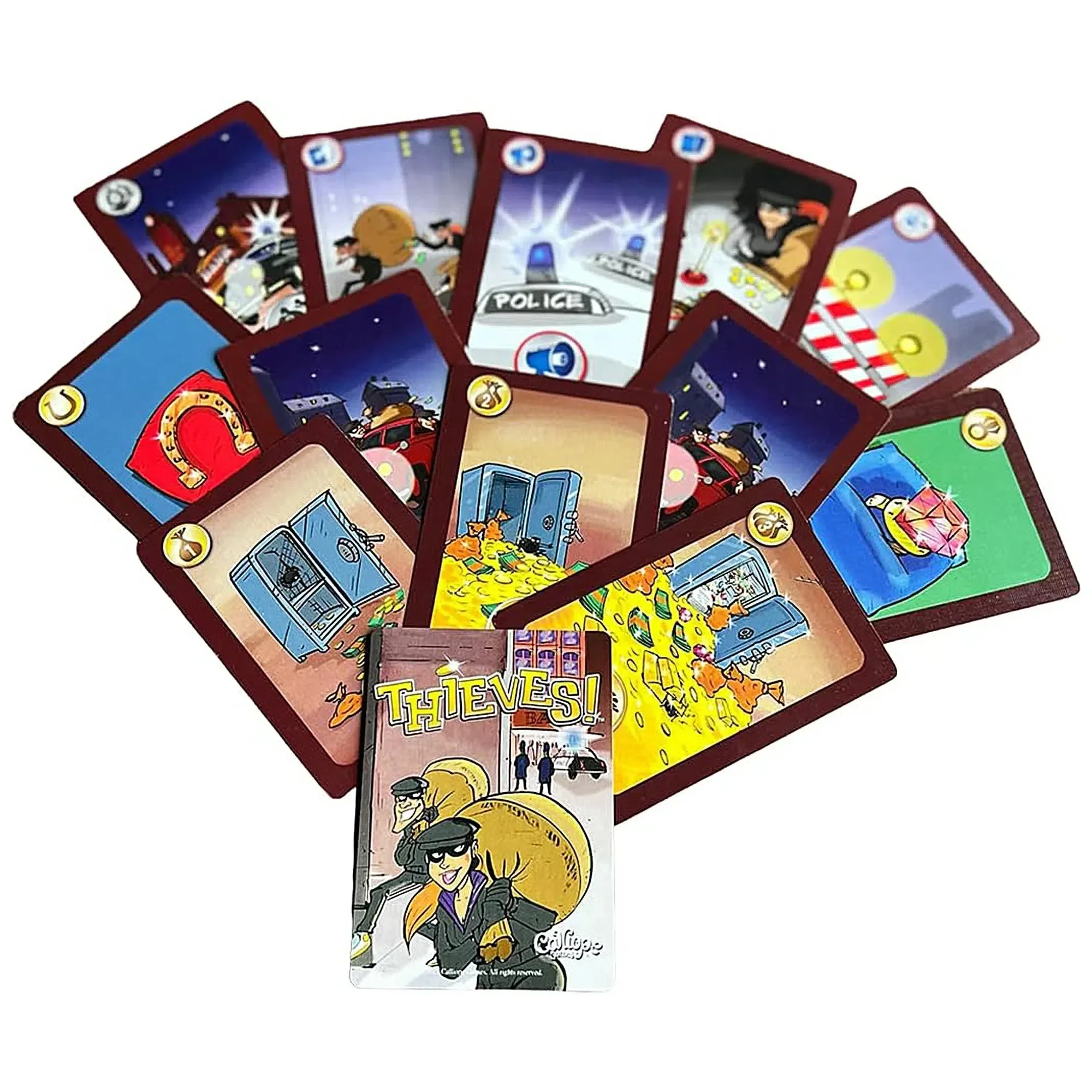 Thieves! - Bluffing Crime Card Game for Family, and Adults (3-6 Players, Ages 8+) - Calliope Games - Image 4