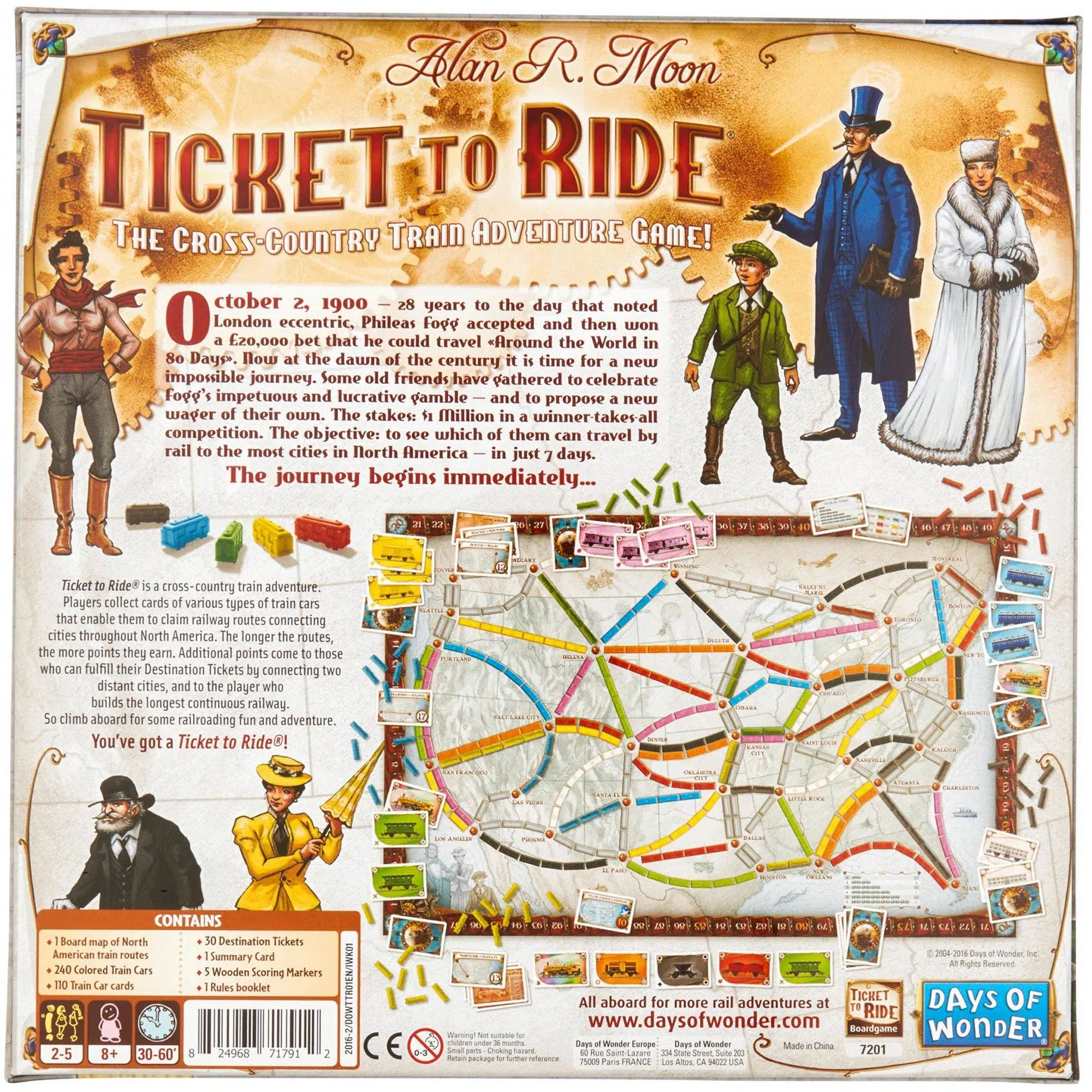 Ticket to Ride - Board Game - Days of Wonder - Image 4