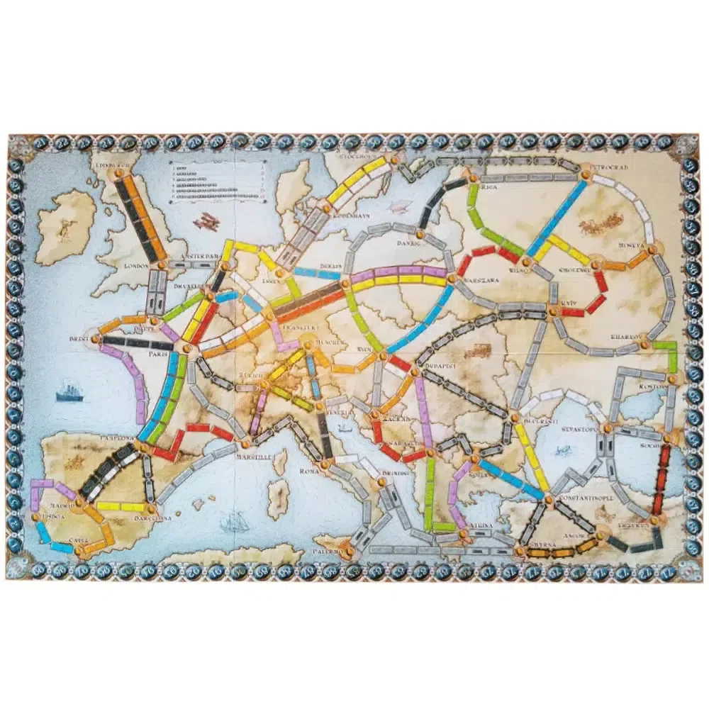 Ticket to Ride: Europe - Strategy Civilization Board Game for Family, and Adults (2-5 Players, Ages 8+) - Days of Wonder - Image 4