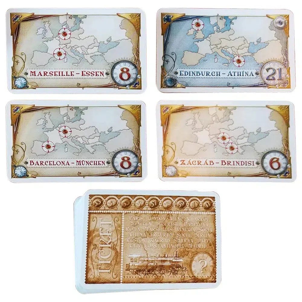 Ticket to Ride: Europe - Strategy Civilization Board Game for Family, and Adults (2-5 Players, Ages 8+) - Days of Wonder - Image 5