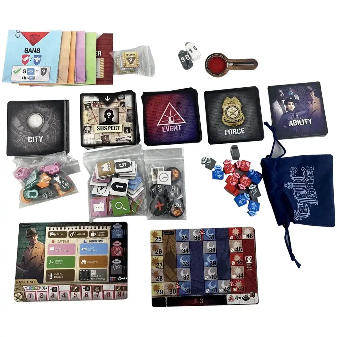 Tiny Epic Crimes - Social Deduction Crime Board Game for Family, and Adults (1-4 Players, Ages 14+) - Gamelyn Games - Image 5