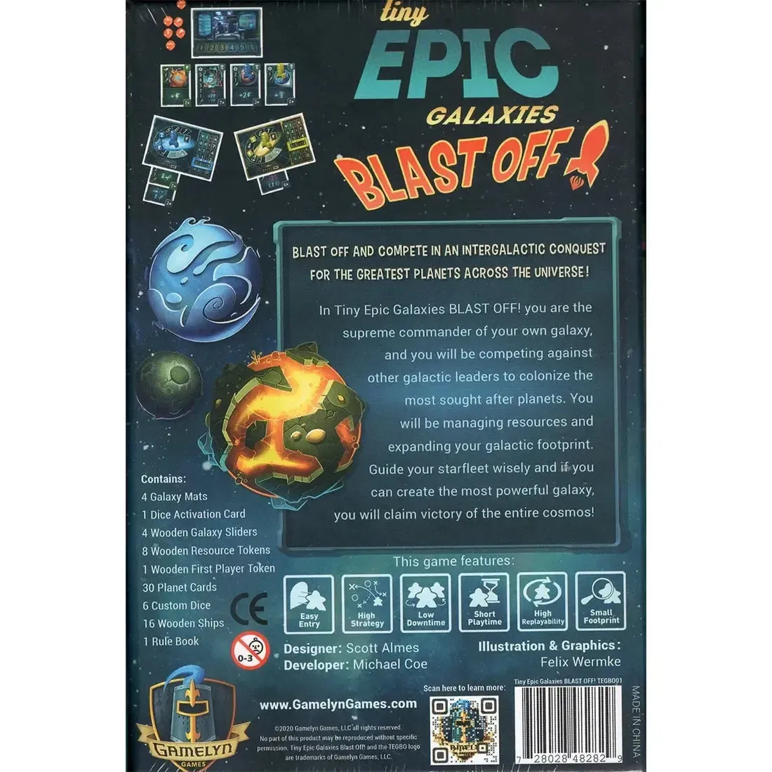 Tiny Epic Galaxies: Blast Off! - Dice-Based Science Fiction Board Game for Family, and Adults (2-4 Players, Ages 8+) - Gamelyn Games - Image 3