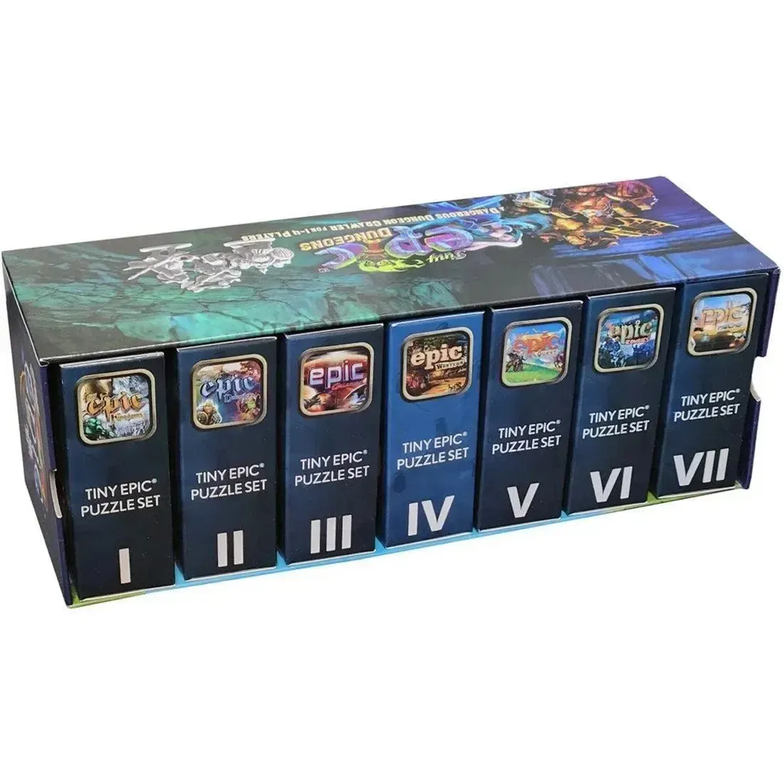 Tiny Epic - Game Cover Art Mini Jigsaw Puzzle Set (6-Pack, 100 Pieces Each) - Gamelyn Games - Image 3