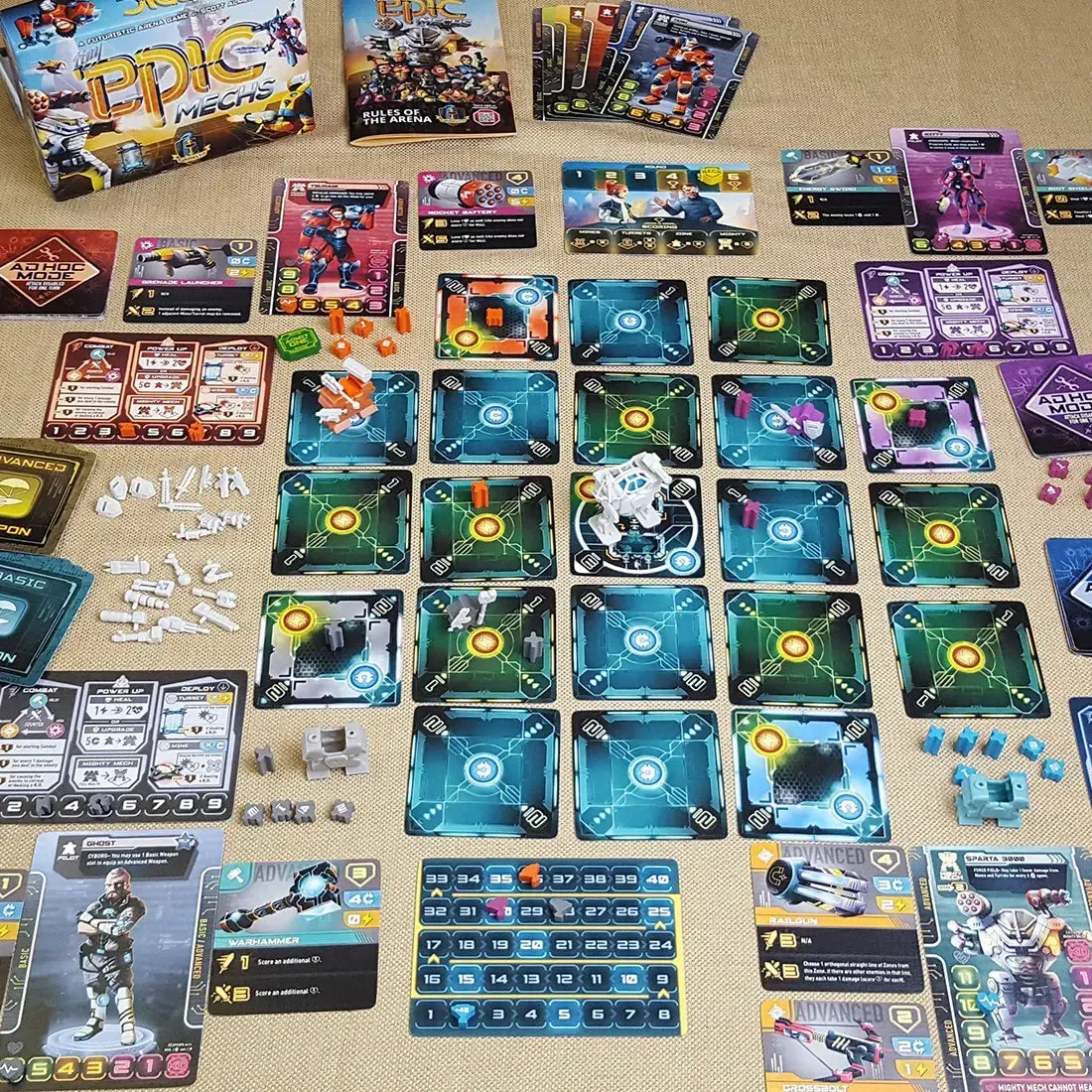 Tiny Epic Mechs - Competitive Science Fiction Board Game for Family, and Adults (1-4 Players, Ages 14+) - Gamelyn Games - Image 6