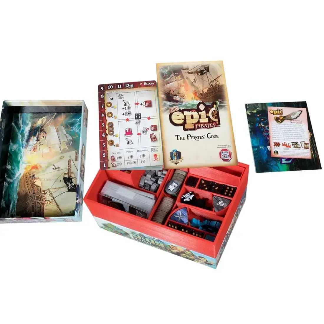 Tiny Epic Pirates - Strategy Pirates Board Game for Family, and Adults (1-4 Players, Ages 14+) - Gamelyn Games - Image 4