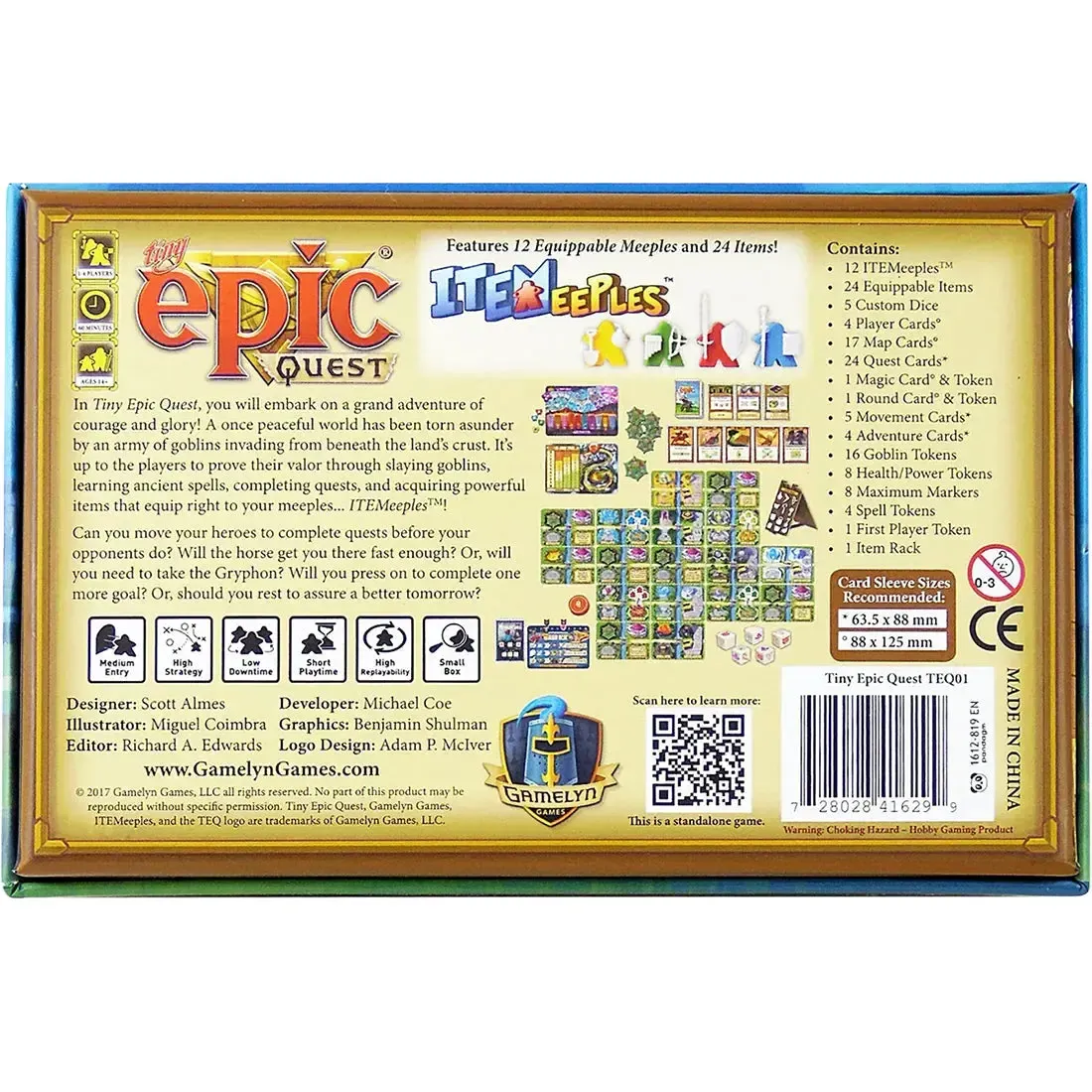 Tiny Epic Quest - Dungeon-Crawl Fantasy Board Game for Family, and Adults (1-4 Players, Ages 14+) - Gamelyn Games - Image 3