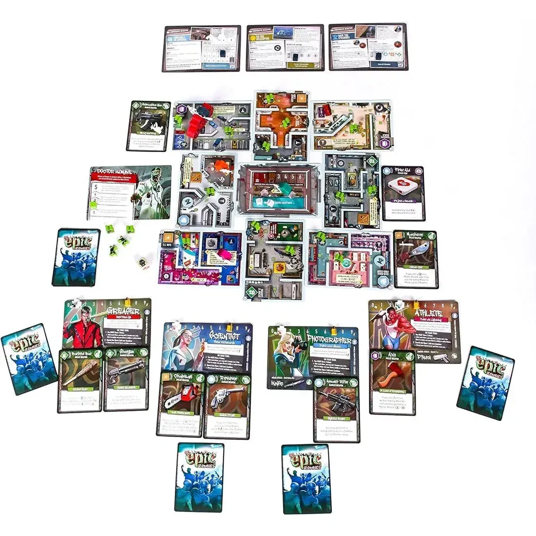 Tiny Epic Zombies - Cooperative Zombie Board Game for Family, and Adults (1-5 Players, Ages 14+) - Gamelyn Games - Image 2