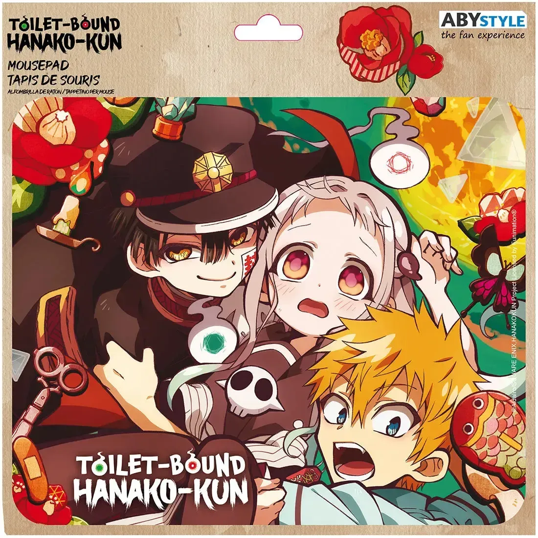 Toilet-Bound Hanako-Kun - Nene, Kou & Hanako Mousepad (9.25"x7.75") - ABYstyle