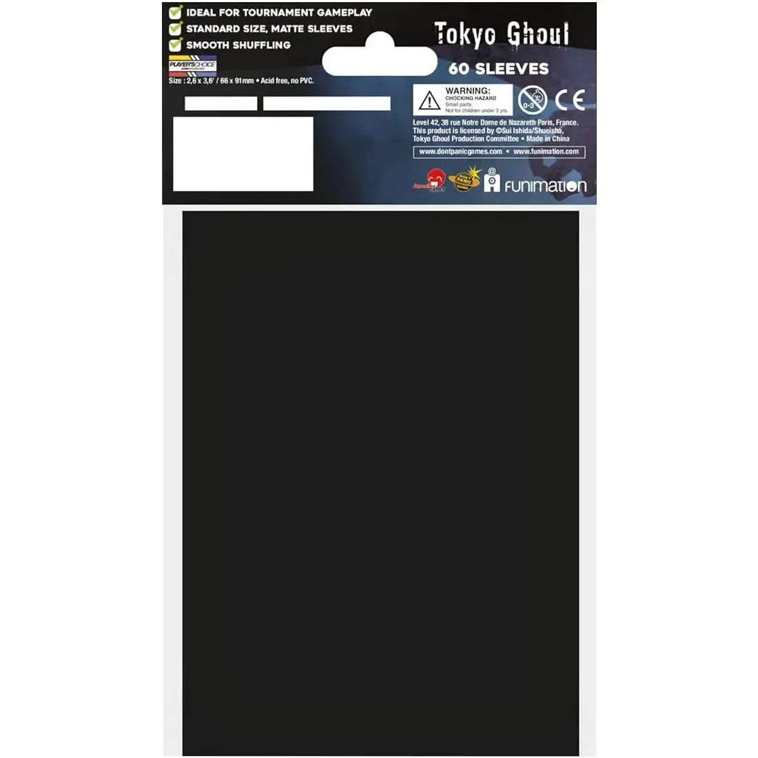 Tokyo Ghoul - Ghoul City Art Protective Card Sleeves (60 Count, Standard Size) - Japanime Games - Player's Choice Game Accessories Series - Image 3