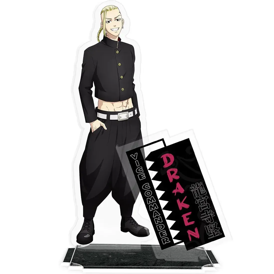 Tokyo Revengers - Ken Ryuguji [Draken] Standee Figure (4.25" Acrylic) - ABYstyle - Acryl Series - Image 2