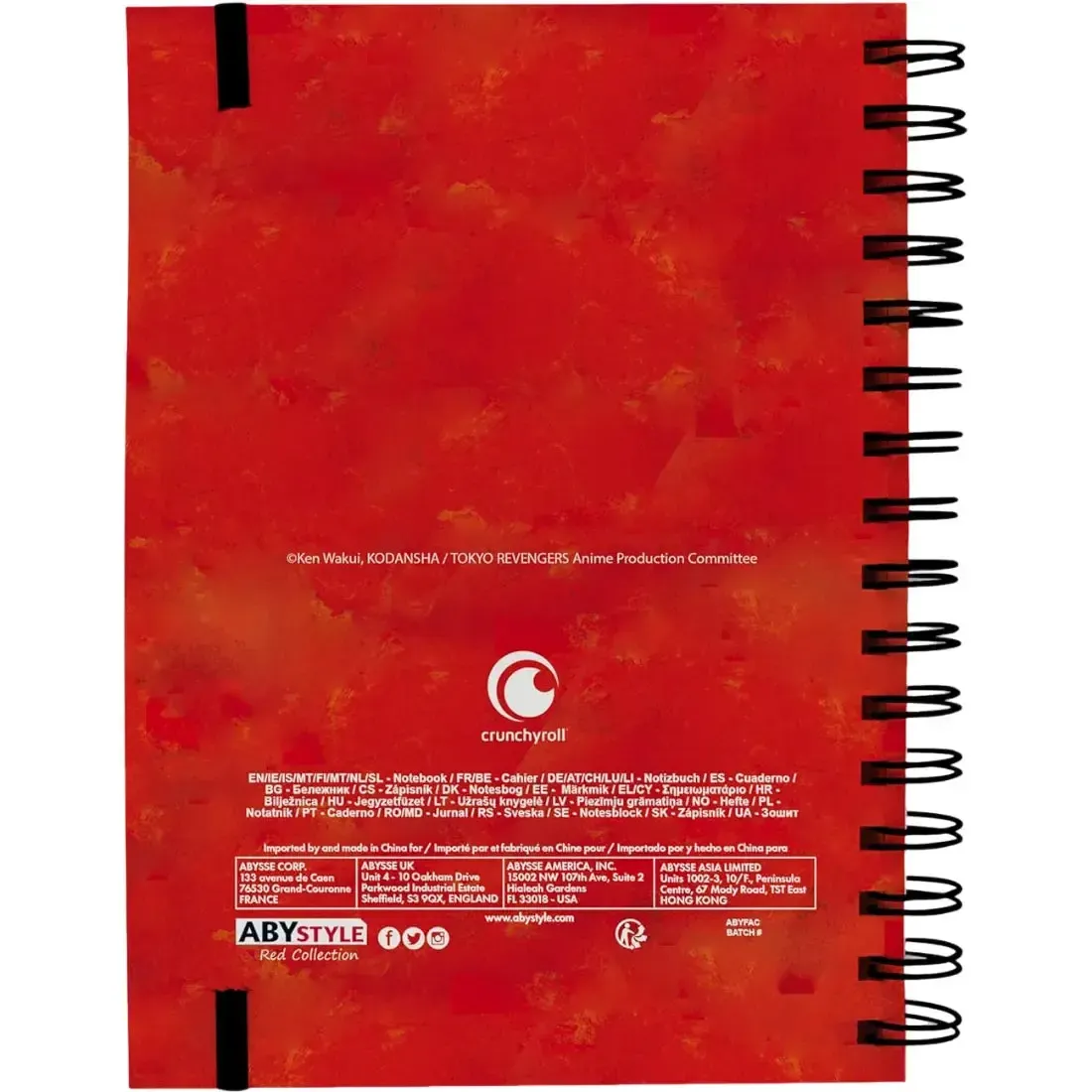 Tokyo Revengers - Toman Members Hardcover Spiral Bound Notebook (8.75"x6") - ABYstyle - Image 2