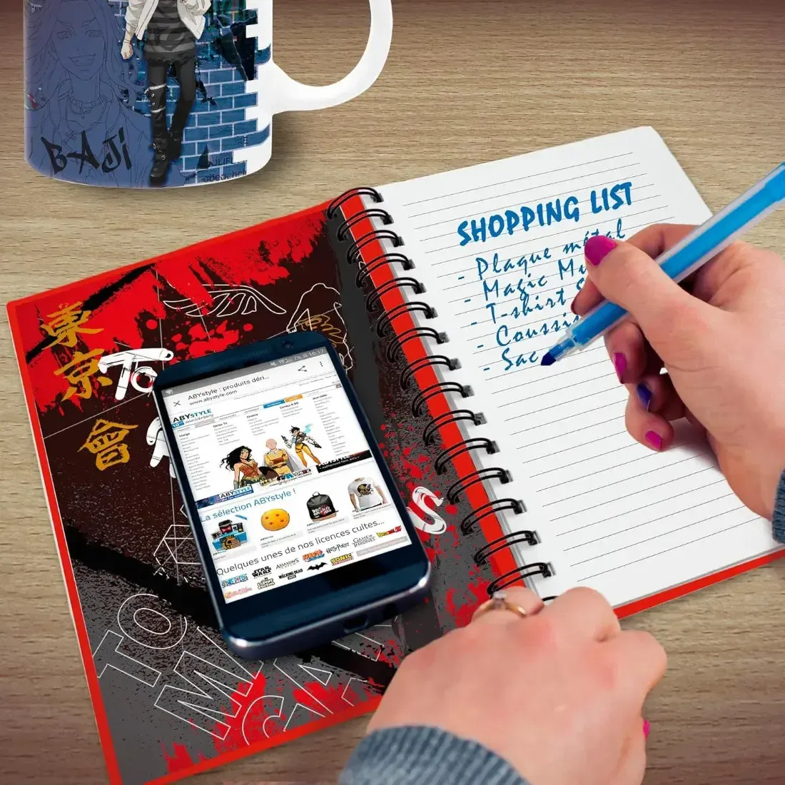 Tokyo Revengers - Toman Members Hardcover Spiral Bound Notebook (8.75"x6") - ABYstyle - Image 5