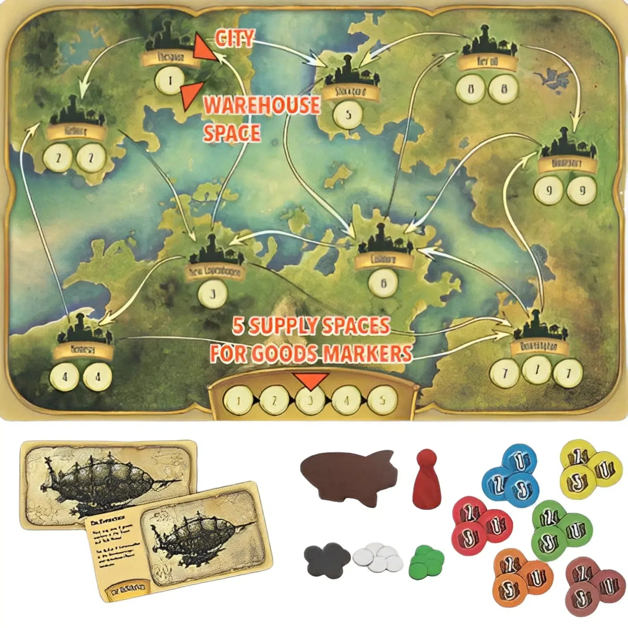 Traders of the Air - Board Game - Compass Games - Image 2
