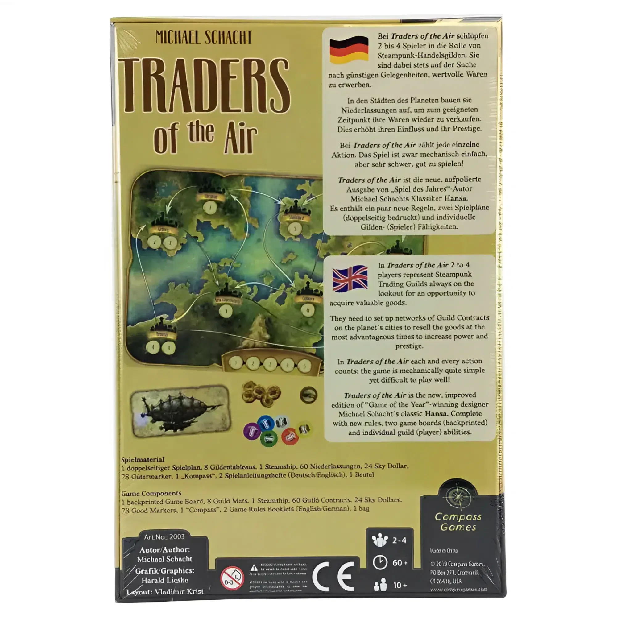 Traders of the Air - Board Game - Compass Games - Image 3