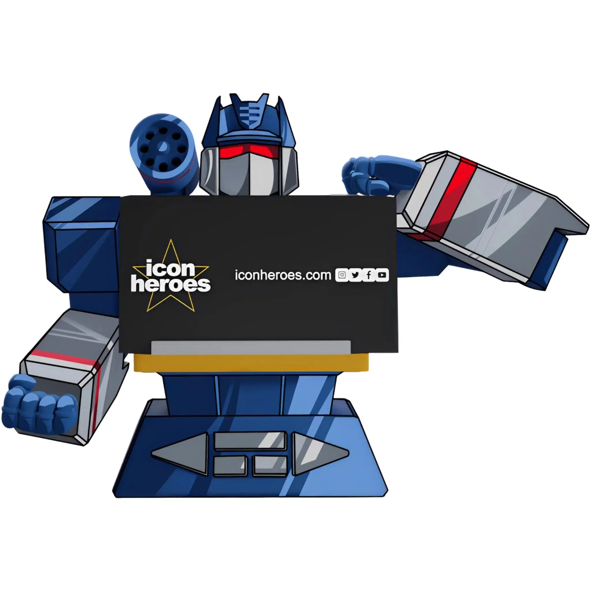 Transformers (1984) - Soundwave Business Card Holder Mini-Bust Statue Figure (Limited Edition: 1 of 2,000) - Icon Heroes - Image 9