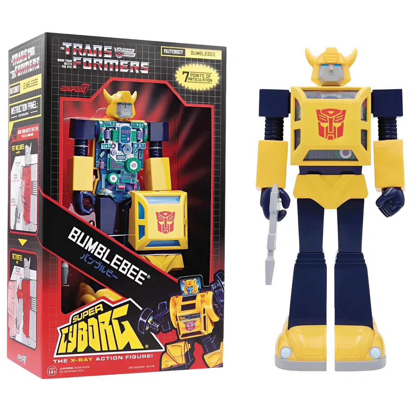Transformers - Super Cyborg Bumblebee Figure - Super7 - Image 2