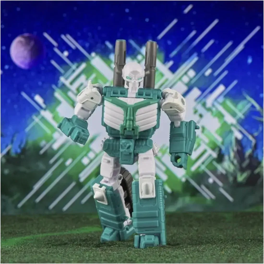Transformers -  Troop Builder Multipack Action Figure Set (Decepticon Seeker, Quintesson Trooper, G1 Universe Cybertronian Trooper & Animated Universe Autotrooper) - Tomy - Image 15