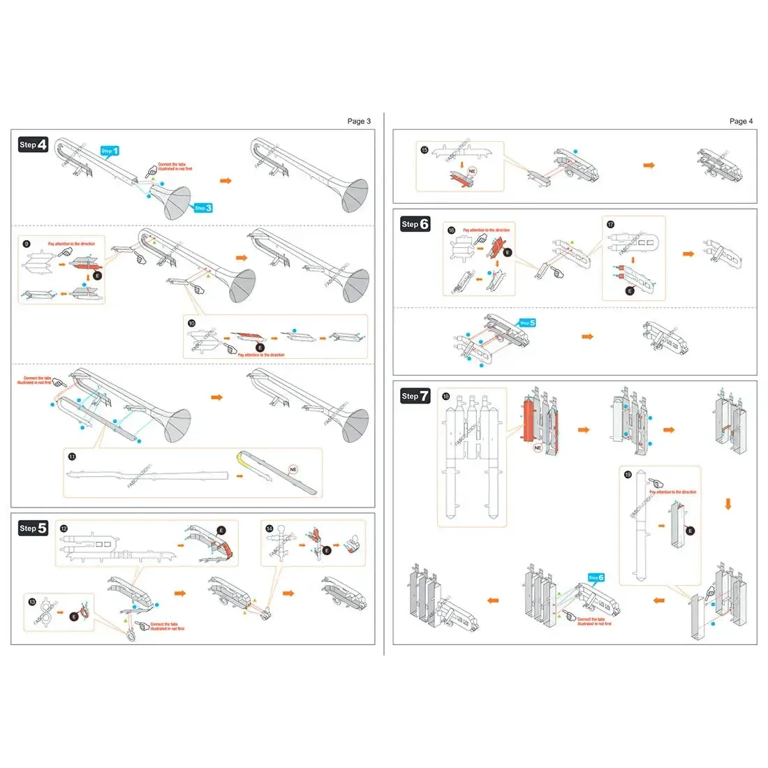 Trumpet Figure Model Kit (Steel, Moderate Difficulty) - Fascinations - Metal Earth Series - Image 10