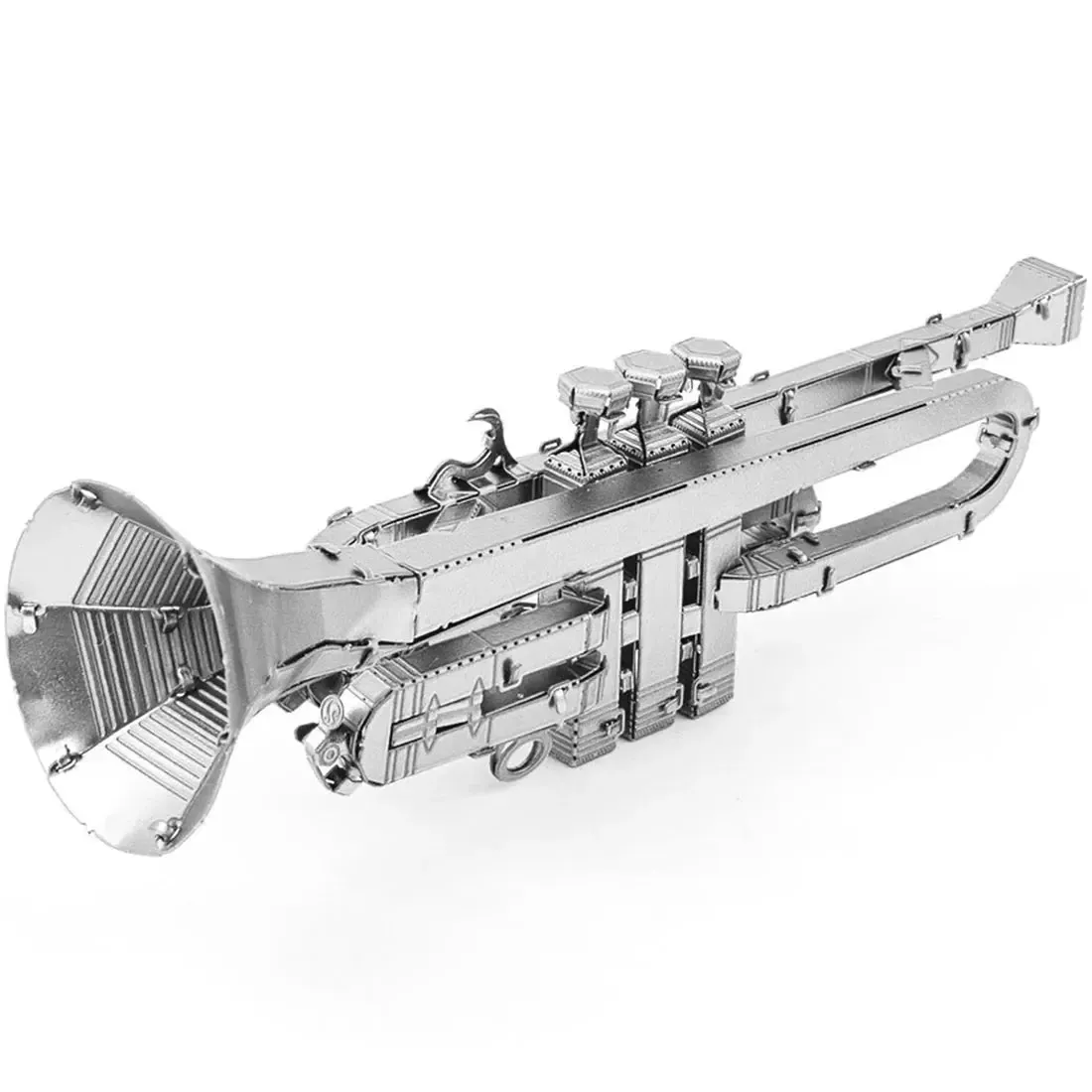 Trumpet Figure Model Kit (Steel, Moderate Difficulty) - Fascinations - Metal Earth Series - Image 4