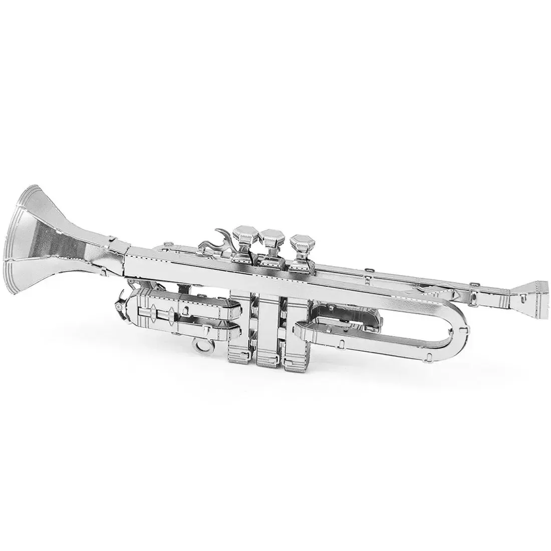 Trumpet Figure Model Kit (Steel, Moderate Difficulty) - Fascinations - Metal Earth Series - Image 5