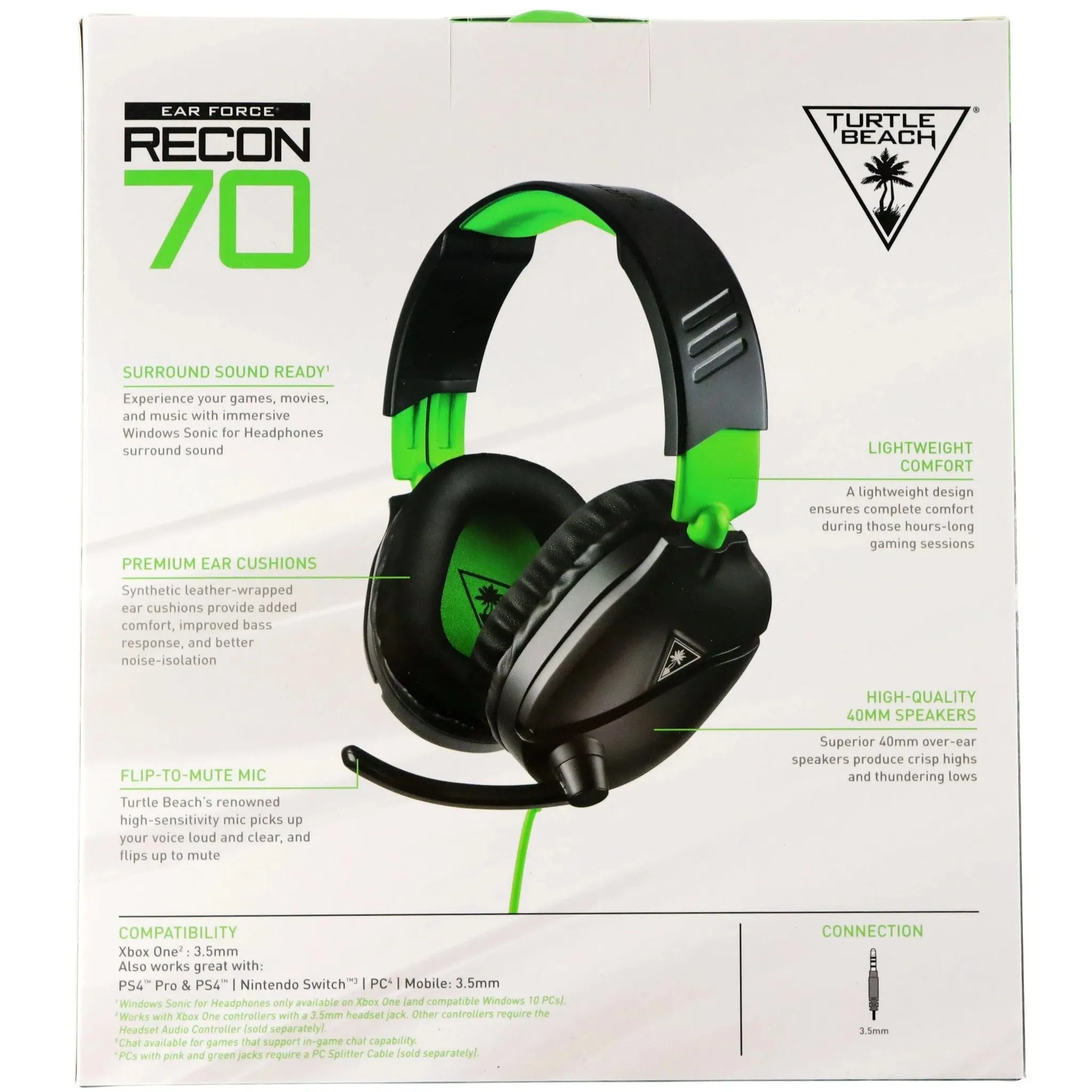 Turtle Beach - Wired Gaming Headset (Green) - Ear Force Recon 70x - Image 3