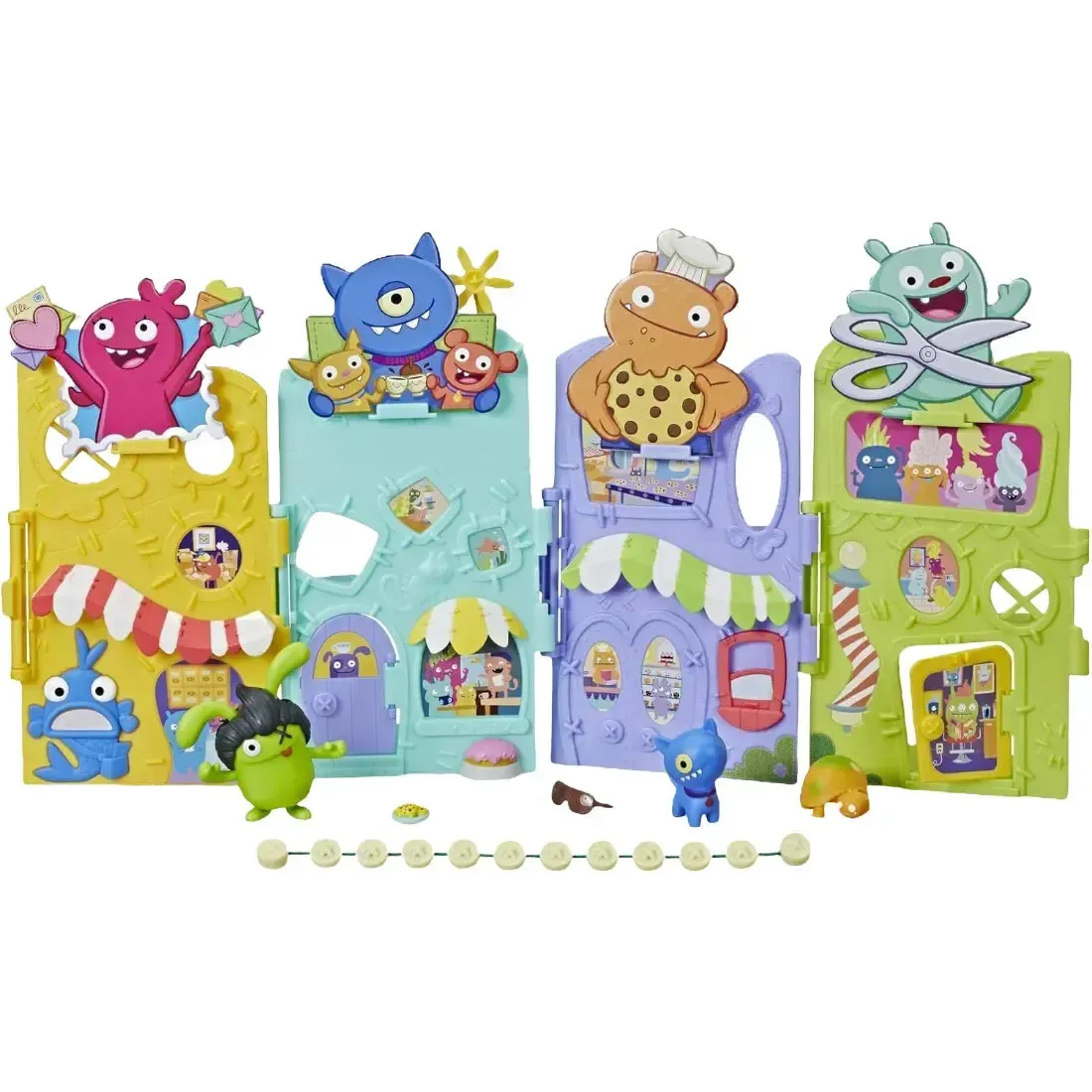 UglyDolls - Uglyville Unfolded Main Street Playset with Exclusive Willard Figure - Hasbro (2019) - Image 2