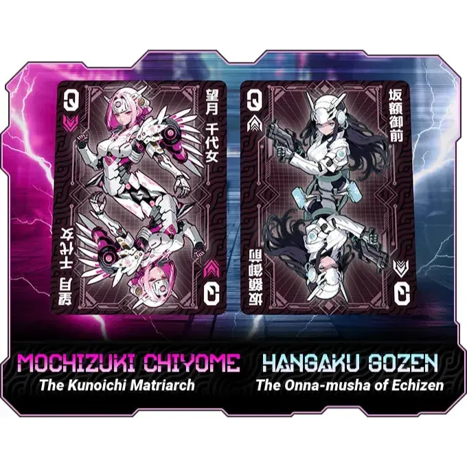 UKIYO 2099: YAMI Edition - Premium Cyberpunk Japanese Playing Cards - Wonderland Workshop - KardecK Series - Image 11