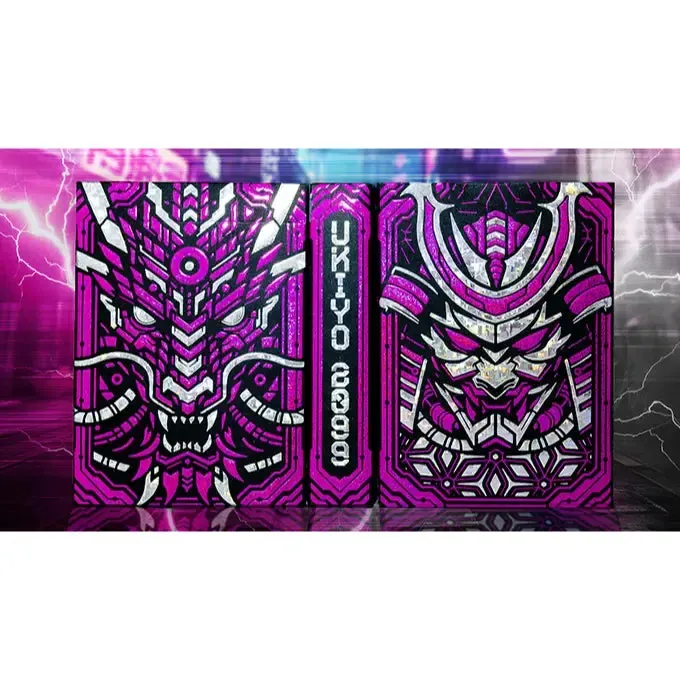 UKIYO 2099: YAMI Edition - Premium Cyberpunk Japanese Playing Cards - Wonderland Workshop - KardecK Series - Image 5