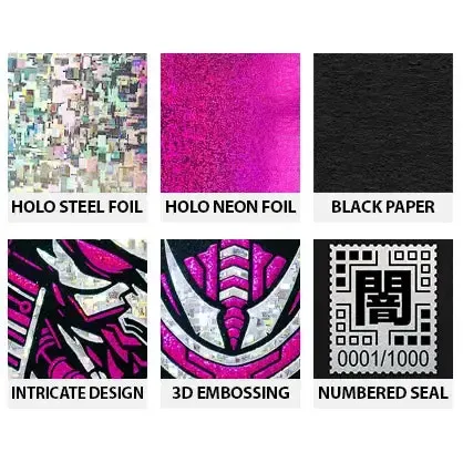 UKIYO 2099: YAMI Edition - Premium Cyberpunk Japanese Playing Cards - Wonderland Workshop - KardecK Series - Image 6
