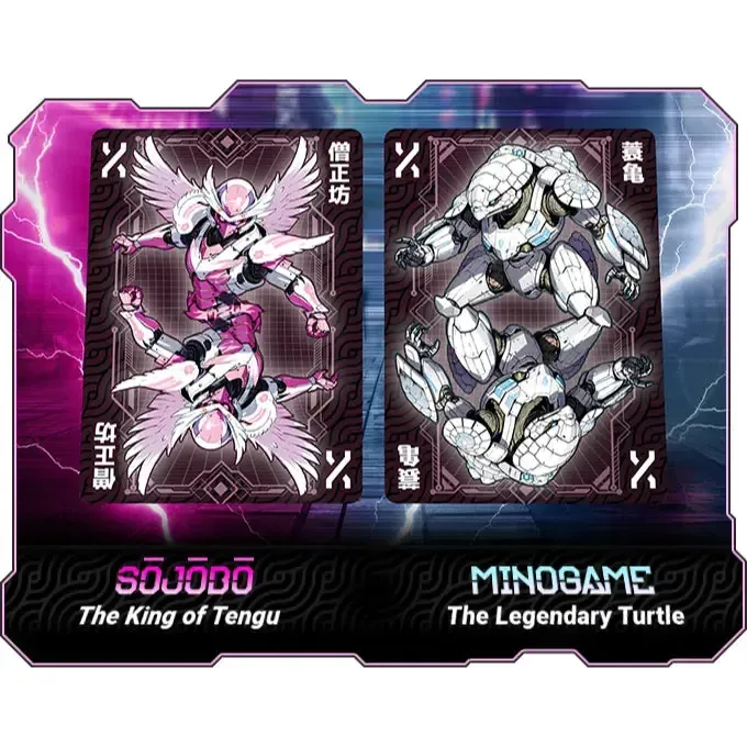 UKIYO 2099: YAMI Edition - Premium Cyberpunk Japanese Playing Cards - Wonderland Workshop - KardecK Series - Image 8