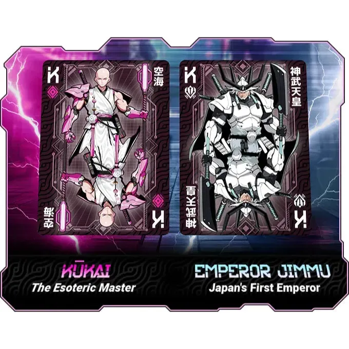 UKIYO 2099: YAMI Edition - Premium Cyberpunk Japanese Playing Cards - Wonderland Workshop - KardecK Series - Image 9