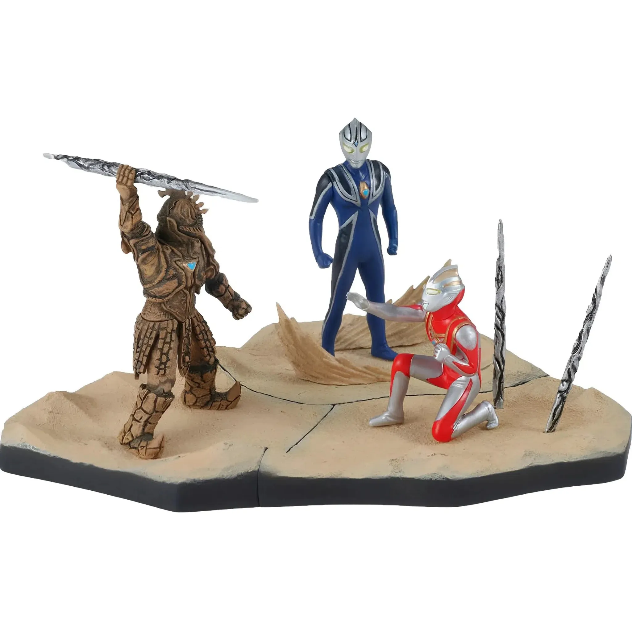 Ultraman Gaia #3 - Ultraman Agul Figure (2") - Banpresto - Special Effects Tokusatsu Stagement Series (C) - Image 6