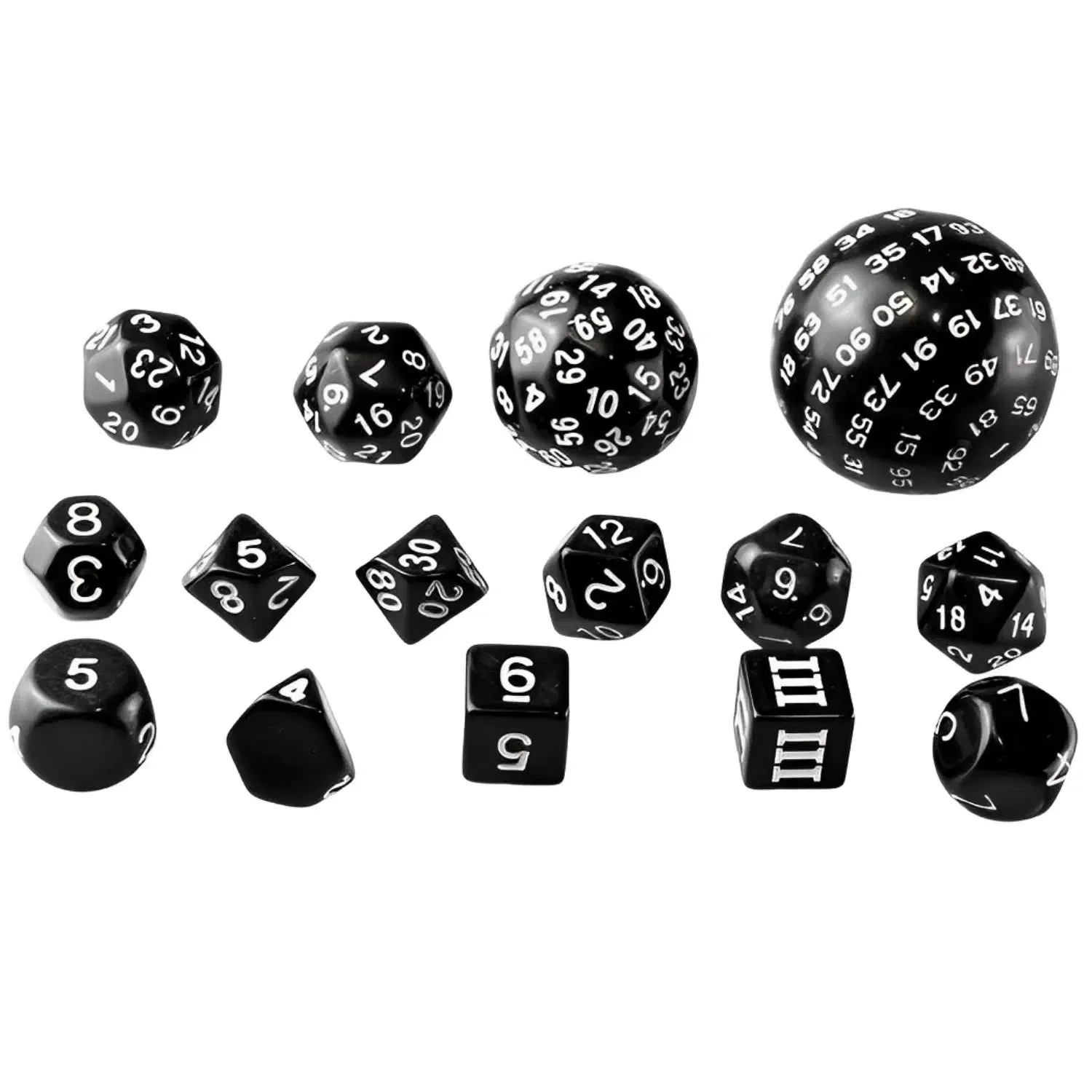 Uncommon Shapes Dice Set (15 Dice, Polyhedral) - Game Master Dice - Image 2
