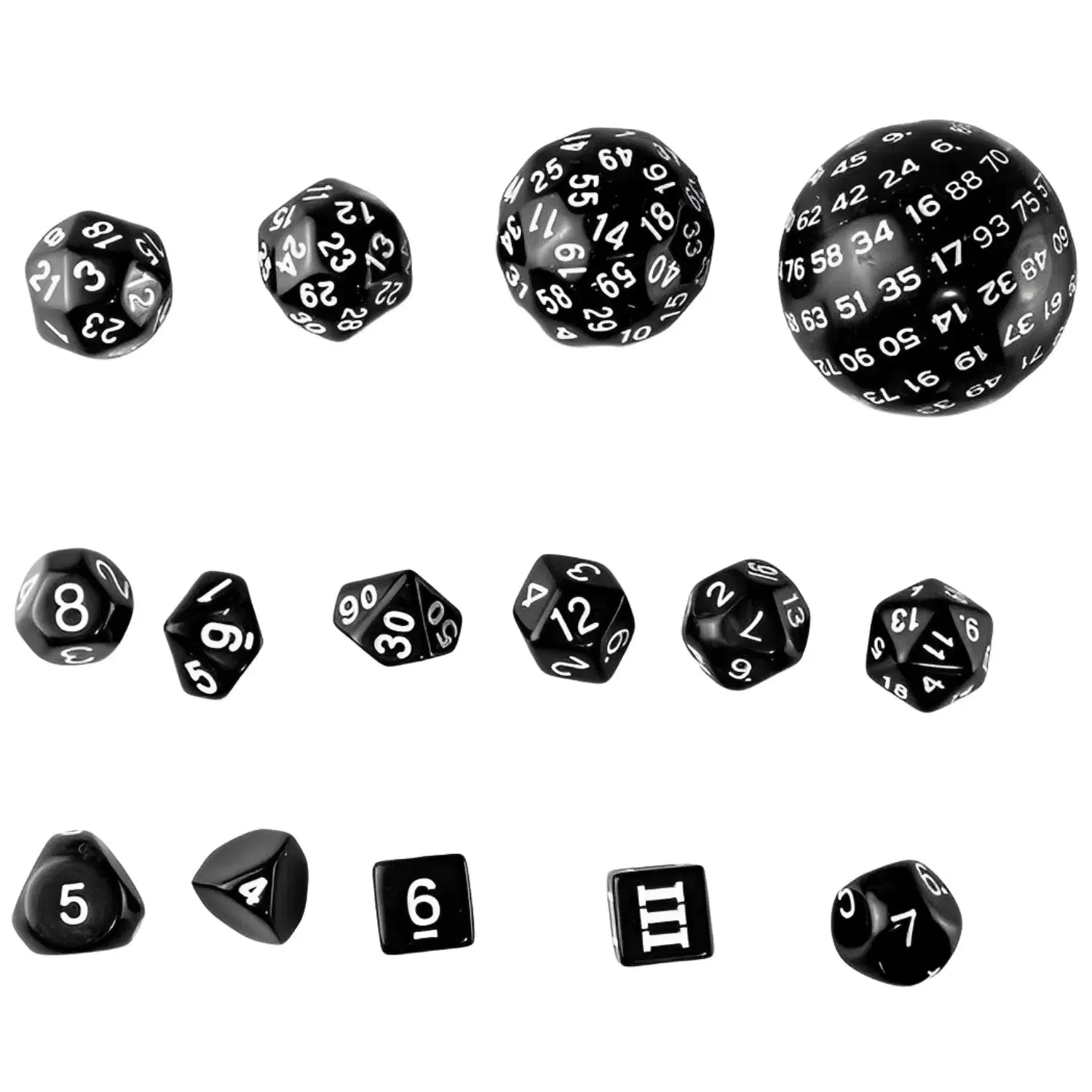 Uncommon Shapes Dice Set (15 Dice, Polyhedral) - Game Master Dice - Image 3