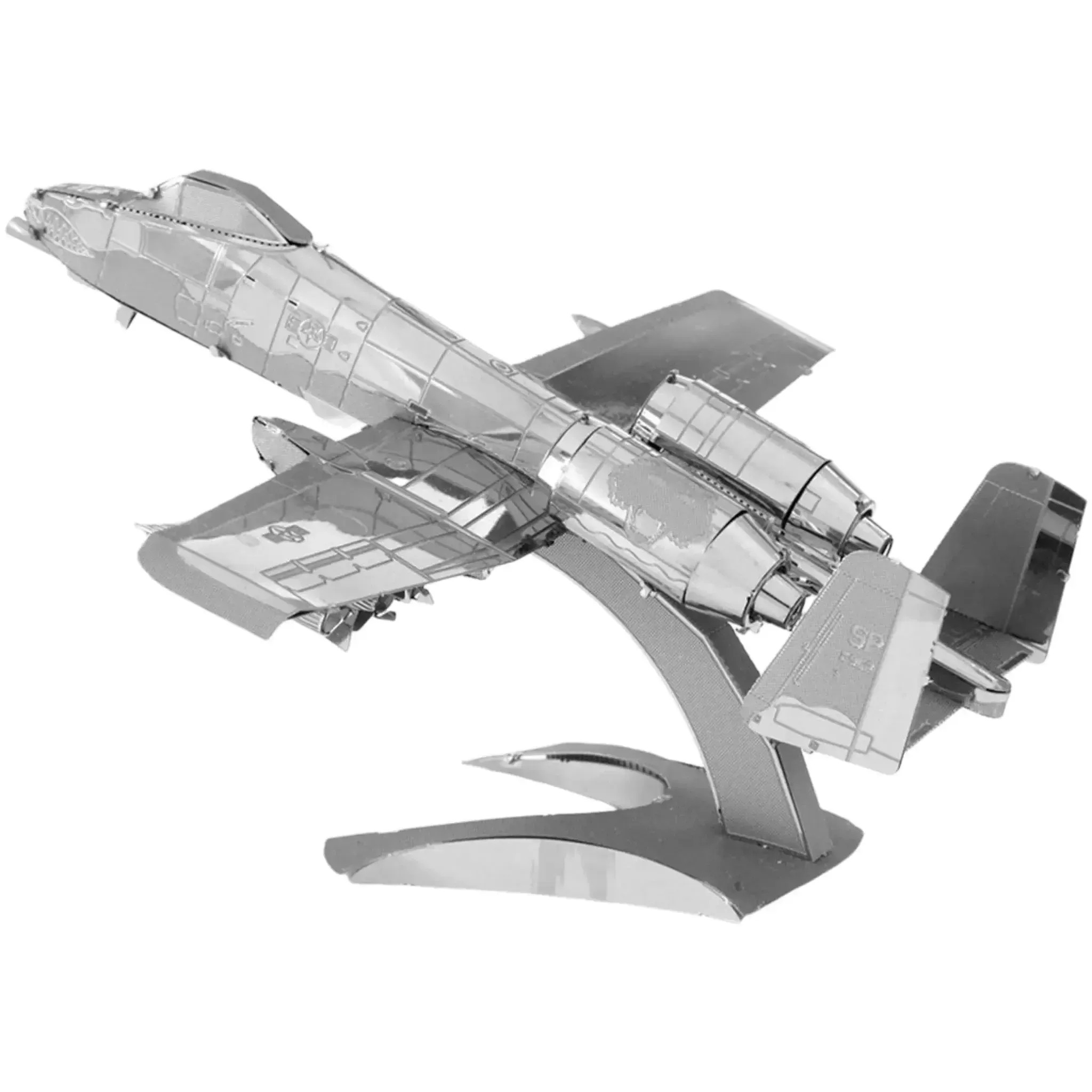 United States Air Force - A-10 Warthog Attack Aircraft Figure Model Kit (Steel, Easy Difficulty) - Fascinations - Metal Earth Series - (2023) - Image 2