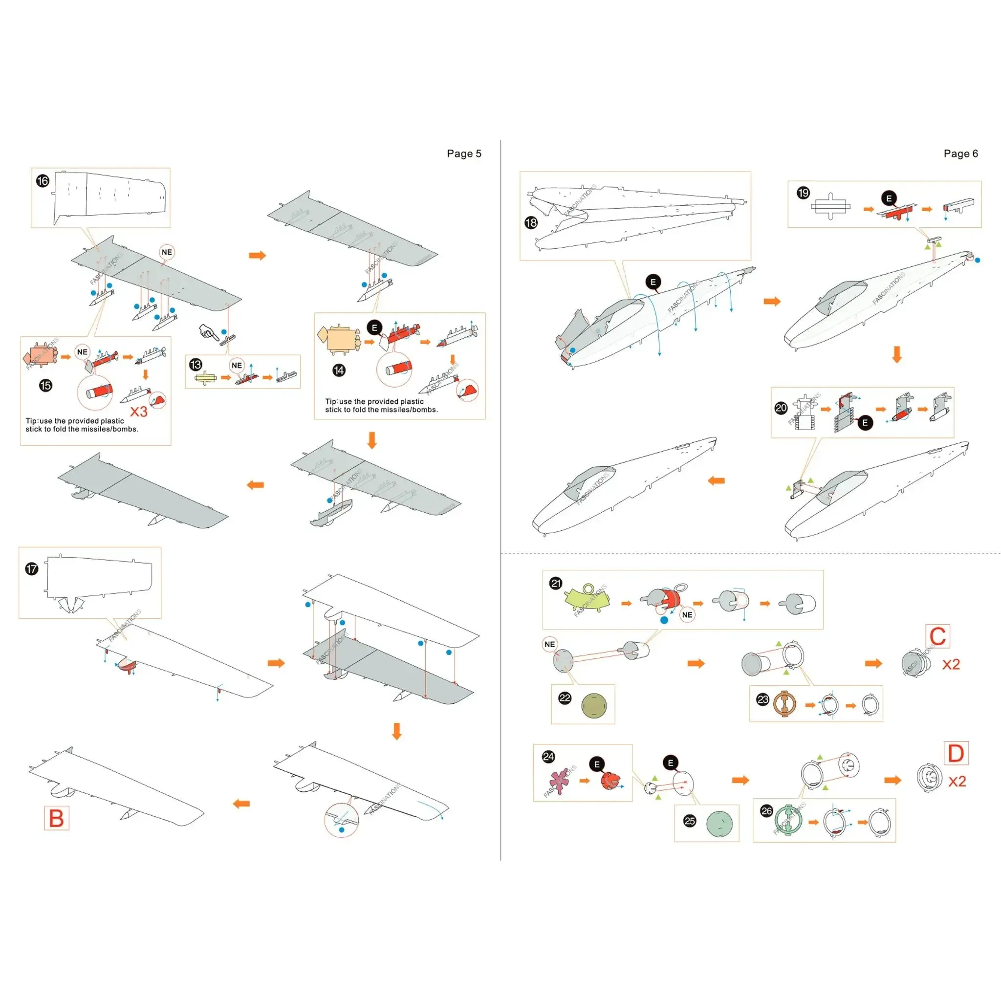 United States Air Force - A-10 Warthog Attack Aircraft Figure Model Kit (Steel, Easy Difficulty) - Fascinations - Metal Earth Series - (2023) - Image 9