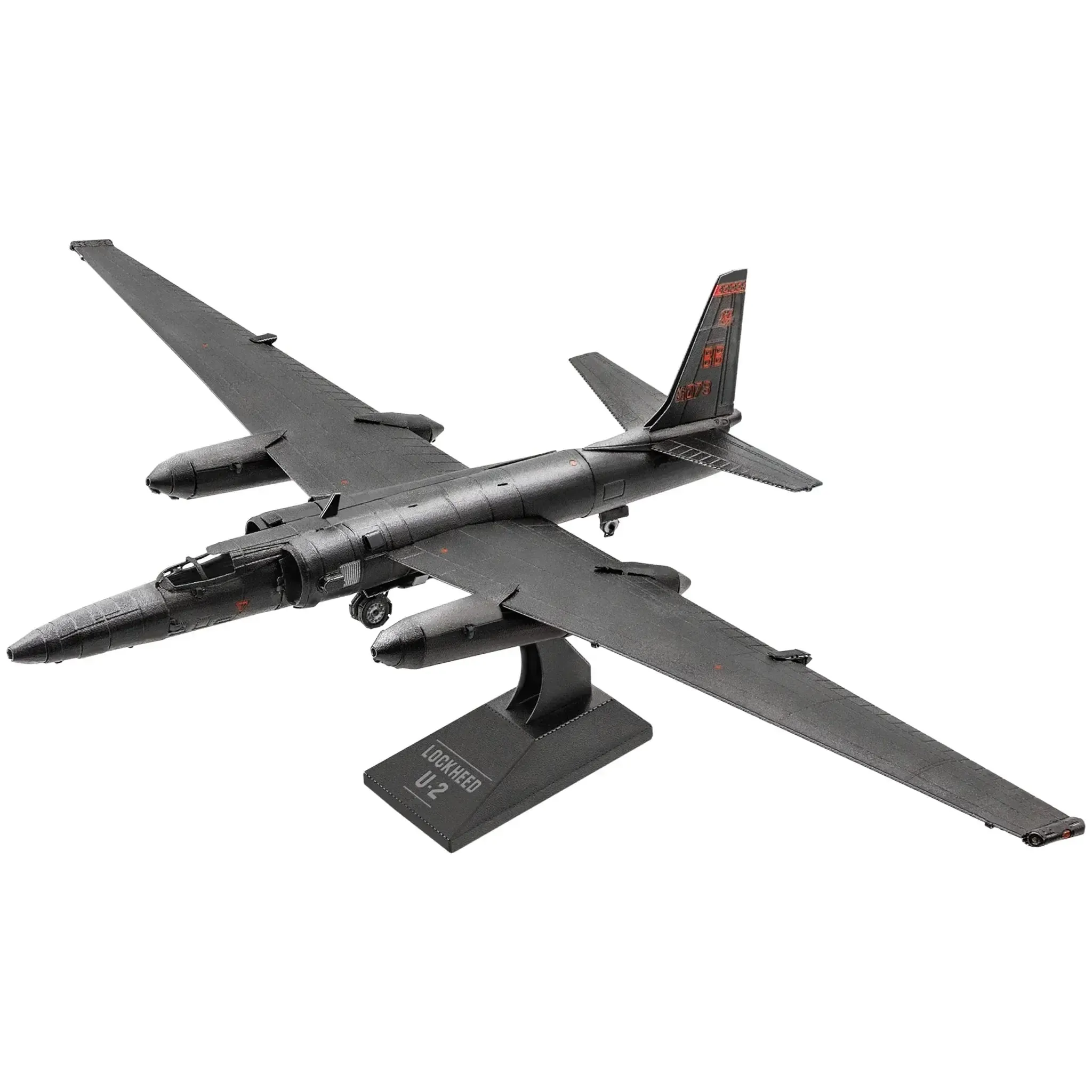 United States Air Force - Lockheed Martin U-2 Dragon Lady Reconnaissance Aircraft Figure Model Kit (1:157 Scale, Steel, Moderate Difficulty) - Fascinations - Metal Earth Series - (2024) - Image 2