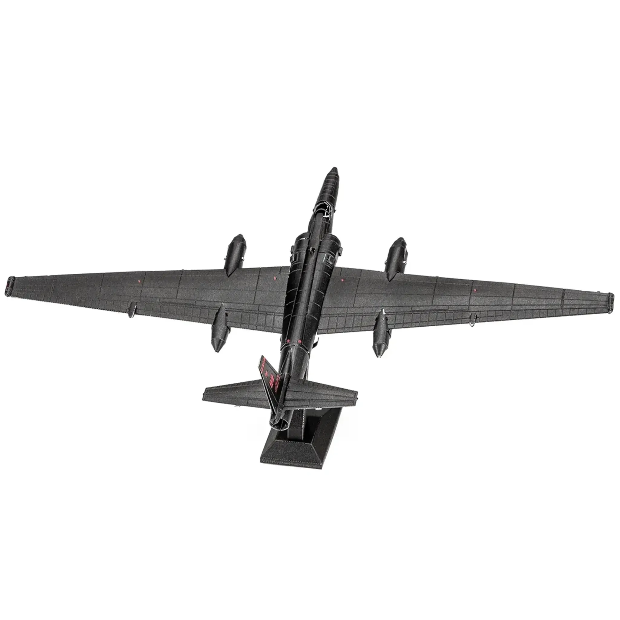 United States Air Force - Lockheed Martin U-2 Dragon Lady Reconnaissance Aircraft Figure Model Kit (1:157 Scale, Steel, Moderate Difficulty) - Fascinations - Metal Earth Series - (2024) - Image 4
