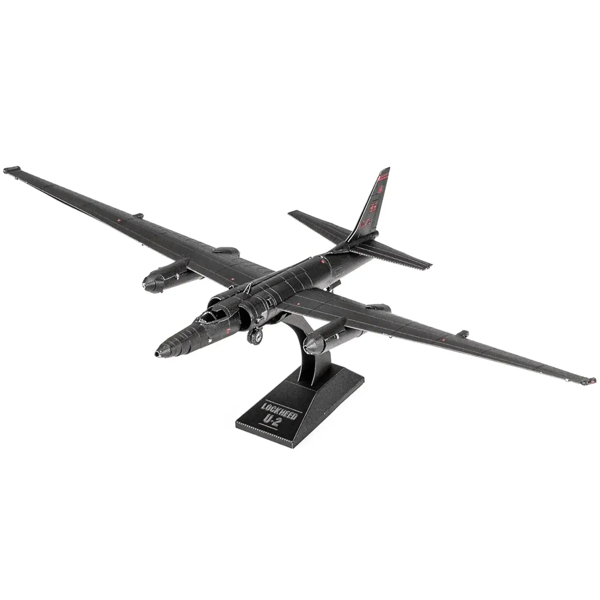 United States Air Force - Lockheed Martin U-2 Dragon Lady Reconnaissance Aircraft Figure Model Kit (1:157 Scale, Steel, Moderate Difficulty) - Fascinations - Metal Earth Series - (2024) - Image 5