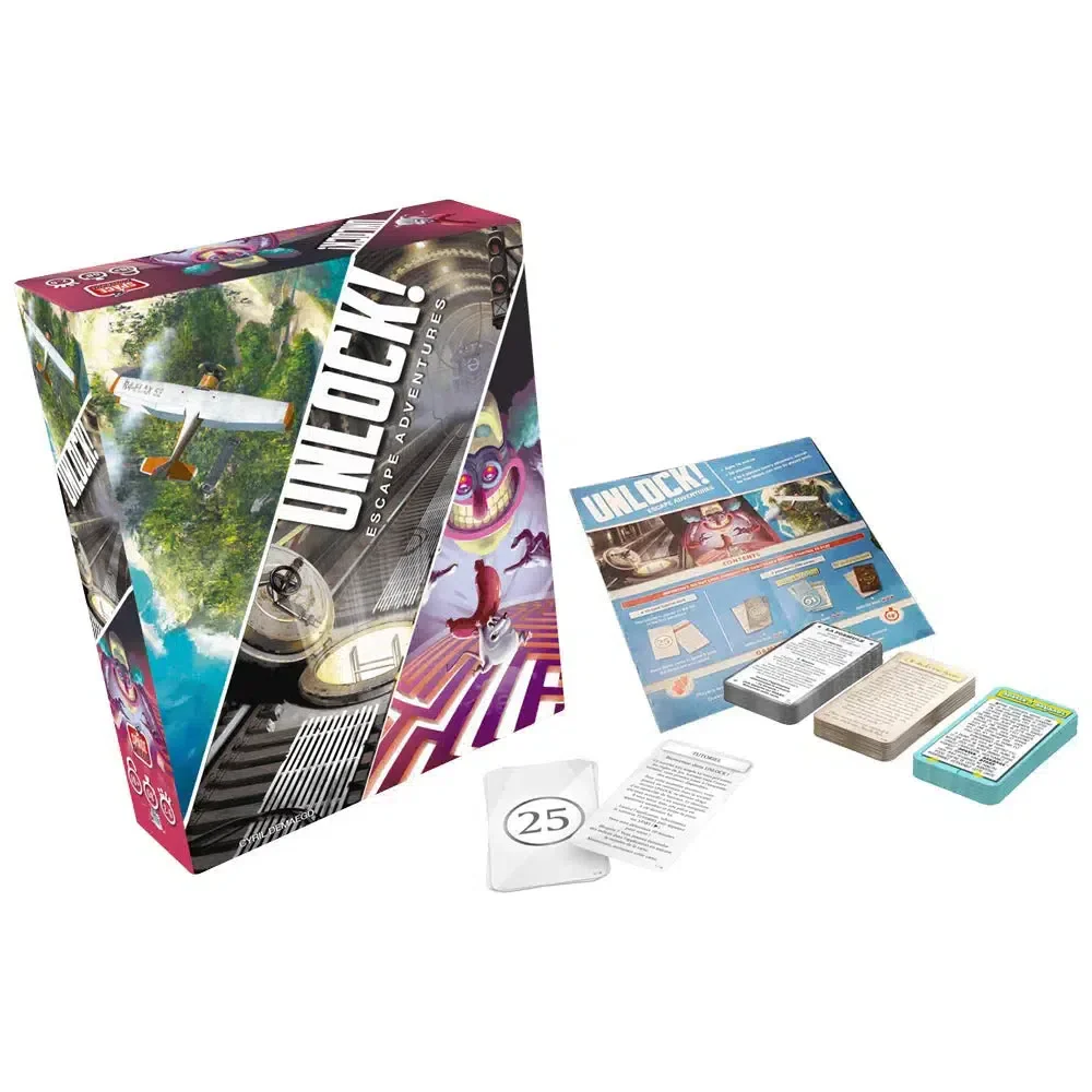 Unlock! Escape Adventures - Cooperative Escape Room Card Game for Family, and Adults (2-6 Players, Ages 10+) - Space Cowboys - Image 2
