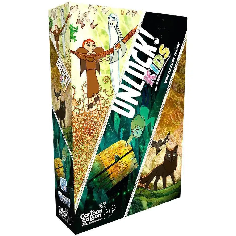 Unlock! Kids: Irish Folklore - Cooperative Escape Room Board Game for Family, and Children (1-4 Players, Ages 6+) - Space Cowboys