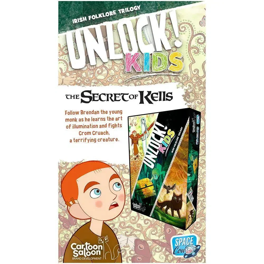 Unlock! Kids: Irish Folklore - Cooperative Escape Room Board Game for Family, and Children (1-4 Players, Ages 6+) - Space Cowboys - Image 5