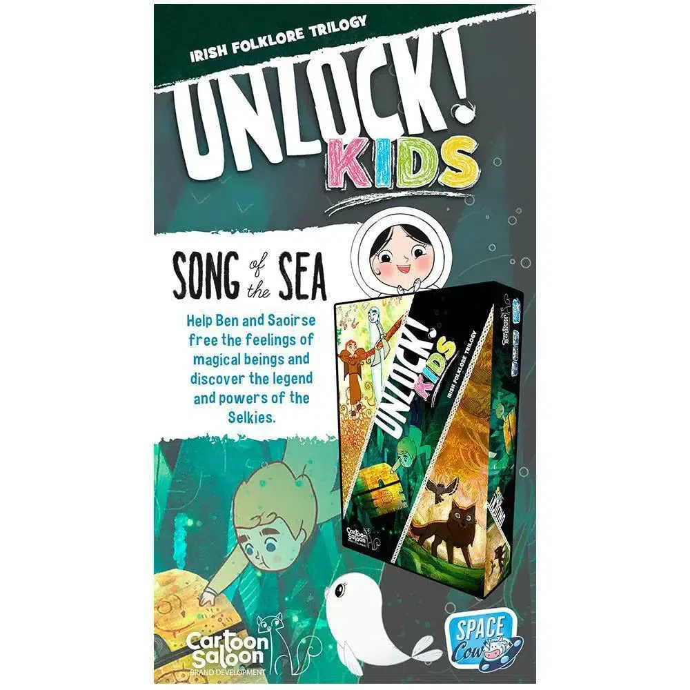 Unlock! Kids: Irish Folklore - Cooperative Escape Room Board Game for Family, and Children (1-4 Players, Ages 6+) - Space Cowboys - Image 6