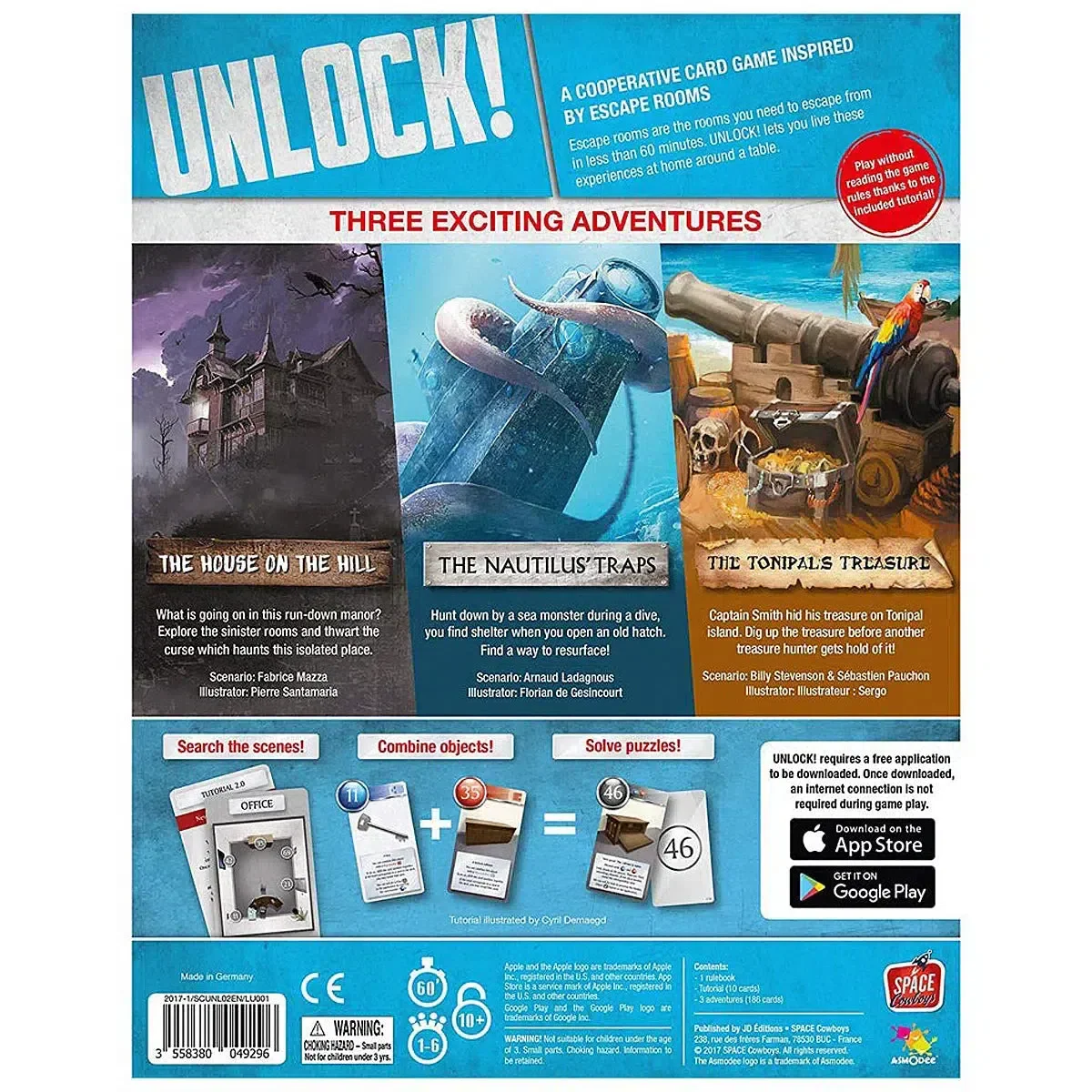 Unlock! Mystery Adventures - Cooperative Escape Room Board Game for Family, and Adults (1-6 Players, Ages 10+) - Space Cowboys - Image 3