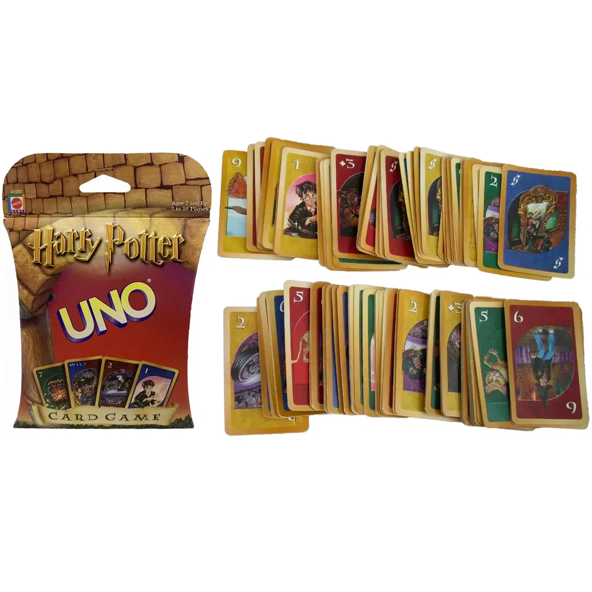 Uno: Harry Potter Edition - Competitive Fantasy Card Game for Family, Adults, and Children (2-10 Players, Ages 7+) - Mattel - Image 2