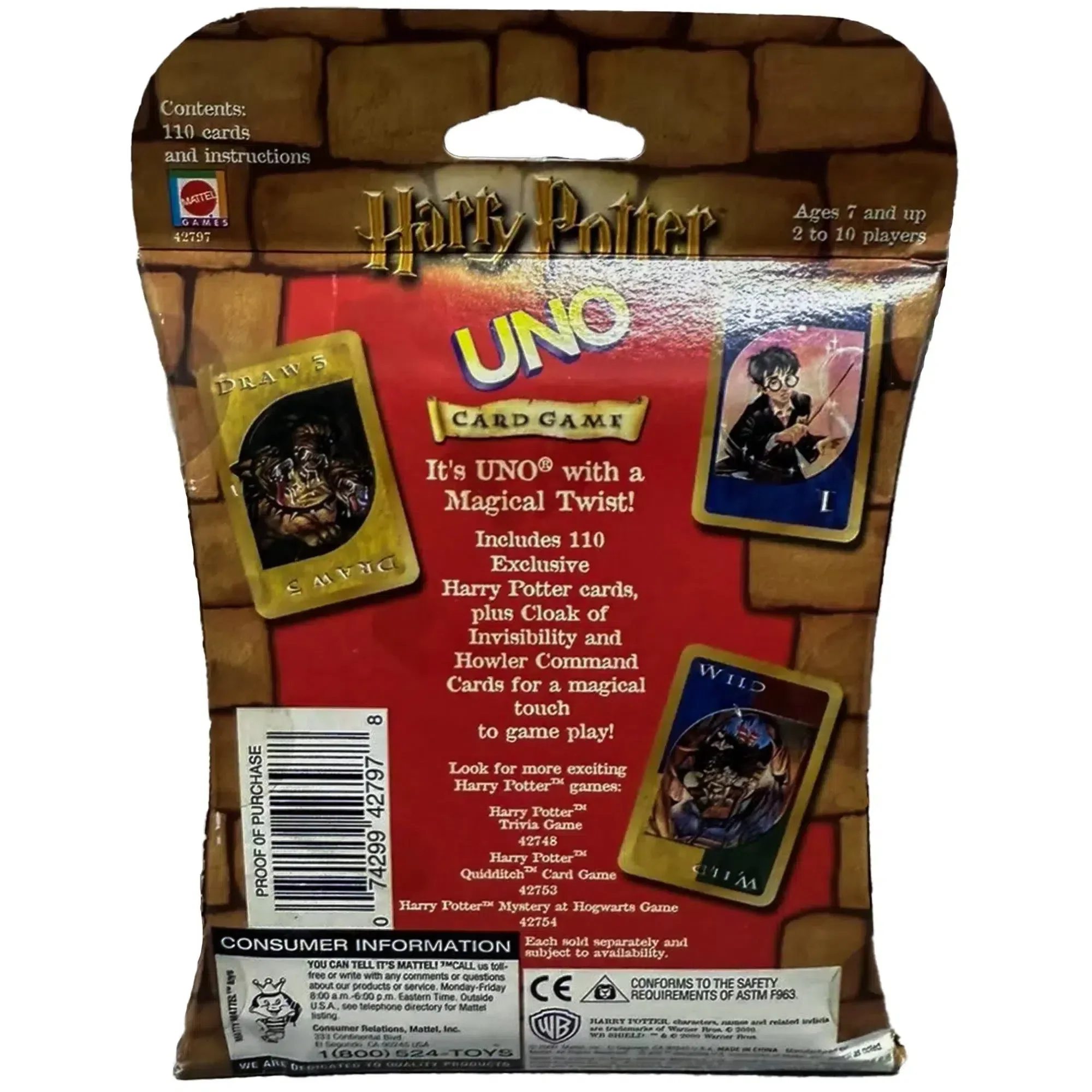 Uno: Harry Potter Edition - Competitive Fantasy Card Game for Family, Adults, and Children (2-10 Players, Ages 7+) - Mattel - Image 3